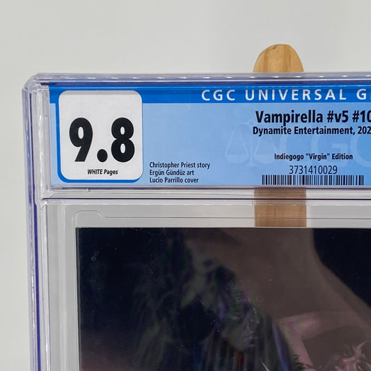 Vampirella #V5 #10 Graded 9.8 CGC Dynamite Comic Book Slab Virgin Cover (Copy)