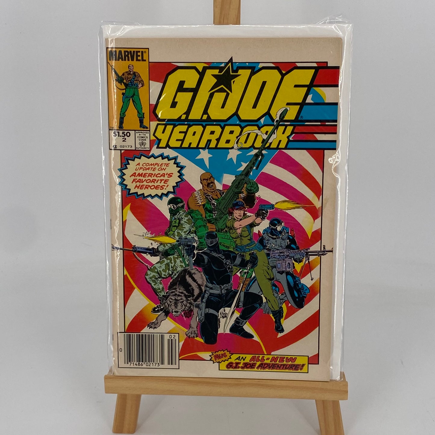 GI JOE YEARBOOK #1 2 3 4 1985 Marvel Complete Set 4 Comic Book Lot