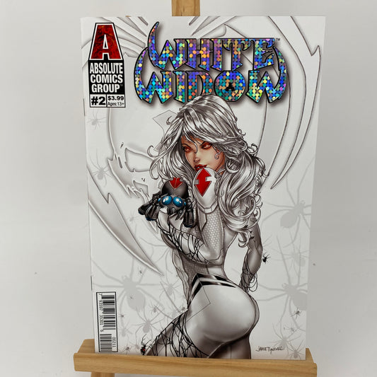 White Widow #2 Foil Logo Absolute Comics Variant Cover 2019 NEW Comic Book