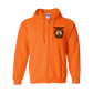 Totally Rad ZIP Hoodie - ORANGE!