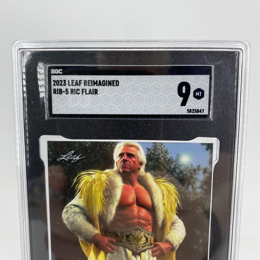 WWE Ric Flair 2023 Leaf Reimagined Card Graded 9 by SGC 241 Made