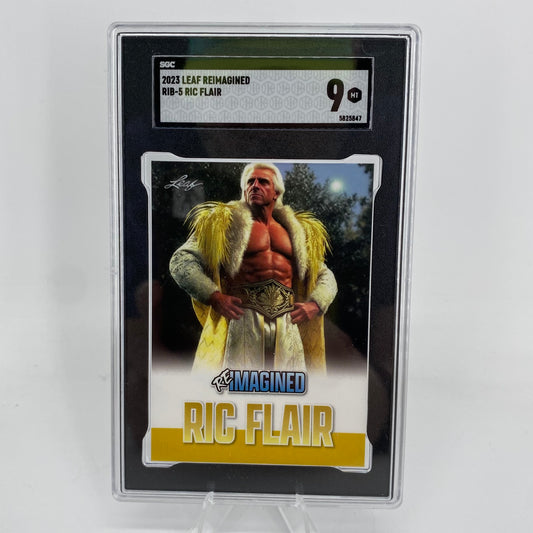 WWE Ric Flair 2023 Leaf Reimagined Card Graded 9 by SGC 241 Made