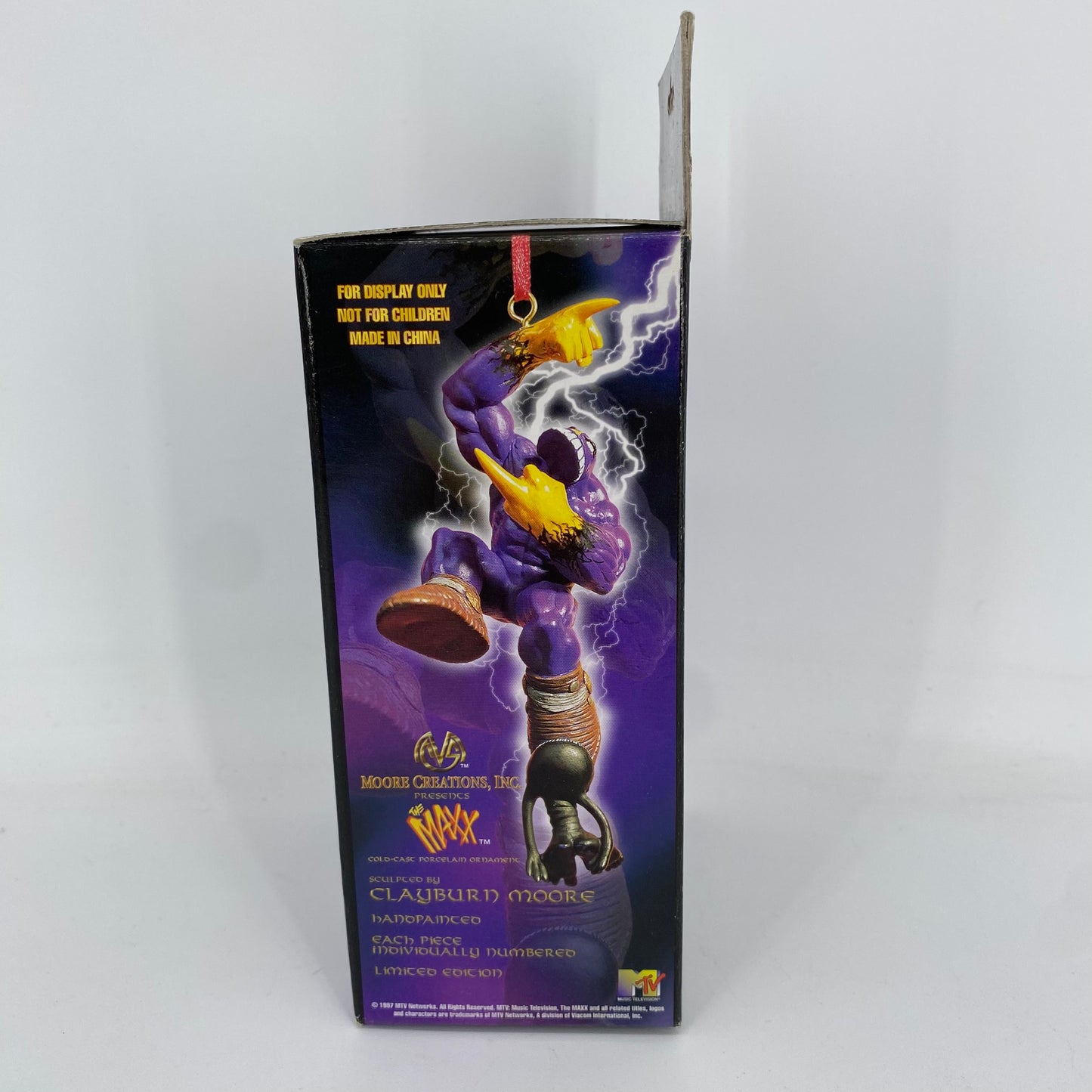 The Maxx Cold-Cast Porcelain Ornament from Moore Creations (NEW)