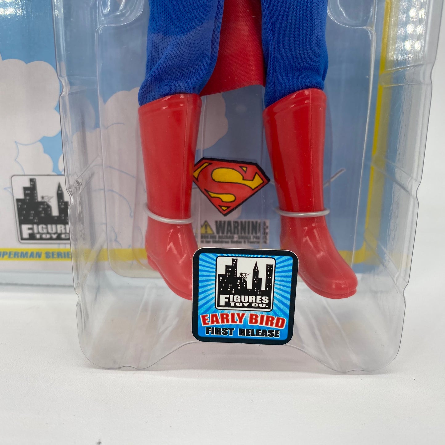 Superman Mego Style Figures Toy Company Early Bird First Release NIB