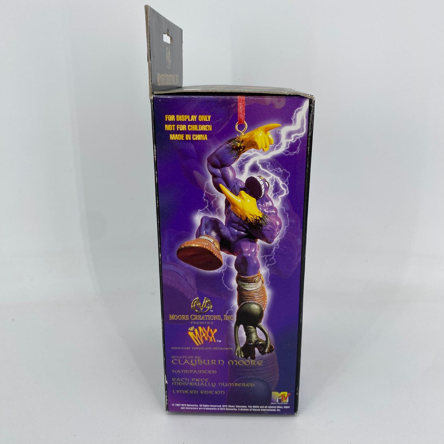 The Maxx Cold-Cast Porcelain Ornament from Moore Creations (NEW)