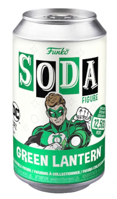 Green Lantern Funko Soda Common Opened Justice League