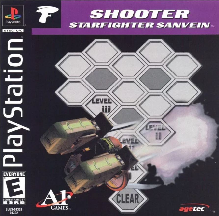 Shooter: Starfighter Sanvein PS1 Playstation One (Sealed) NEW NIB!