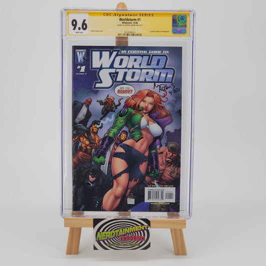 Worldstorm #1 Graded 9.6 CGC Comic Book Signed Arthur Adams Wildstorm Slab