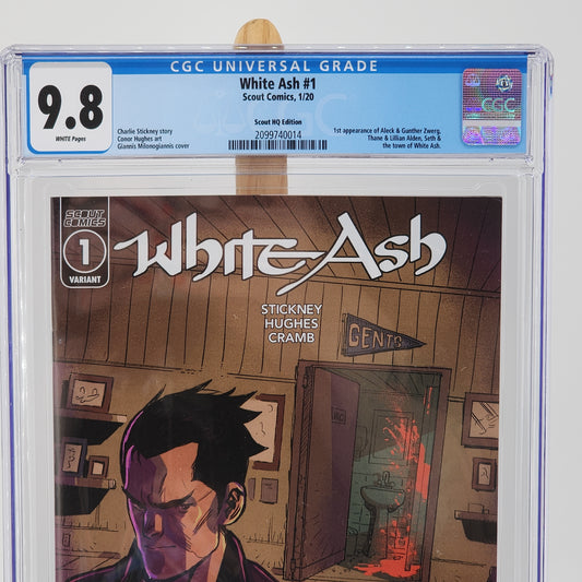 White Ash #1 Graded 9.8 CGC Slab Scout Comics Book HQ Exclusive