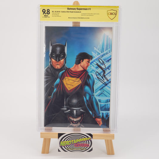Batman/Superman #1 Graded 9.8 CBCS DC Comic Book Signed Ryan Kincaid 2021