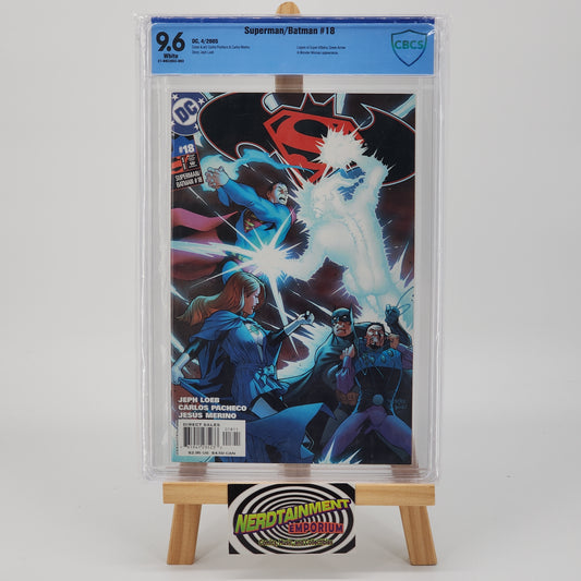 Superman/Batman #18 DC Comic Book Graded 9.6 CBCS 2005 Slab