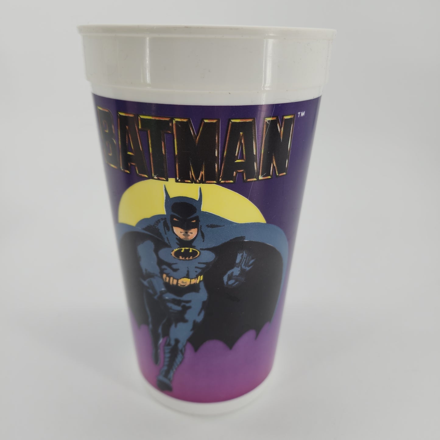 Batman Movie Taco Bell Cup 1989 Complete Set Of 4  Batmobile Batwing Gotham City Complete