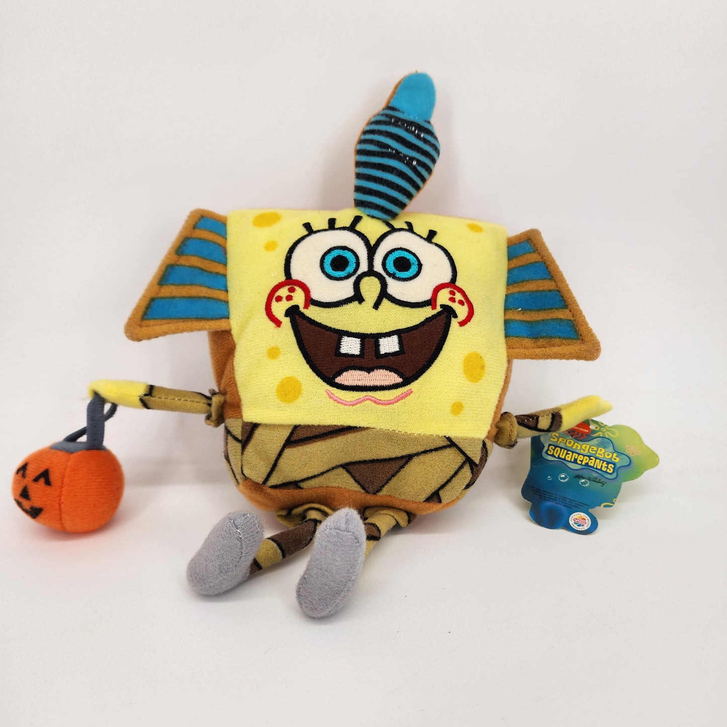 SPONGEBOB SQUAREPANTS 8" Nanco 2003 Halloween Egyptian Pharoh Plush