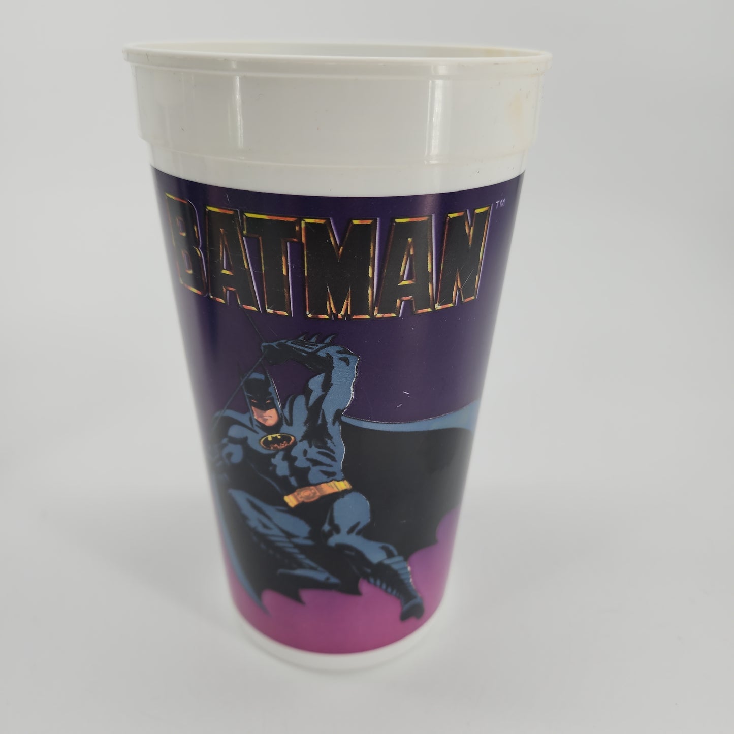 Batman Movie Taco Bell Cup 1989 Complete Set Of 4  Batmobile Batwing Gotham City Complete