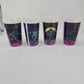 Batman Movie Taco Bell Cup 1989 Complete Set Of 4  Batmobile Batwing Gotham City Complete