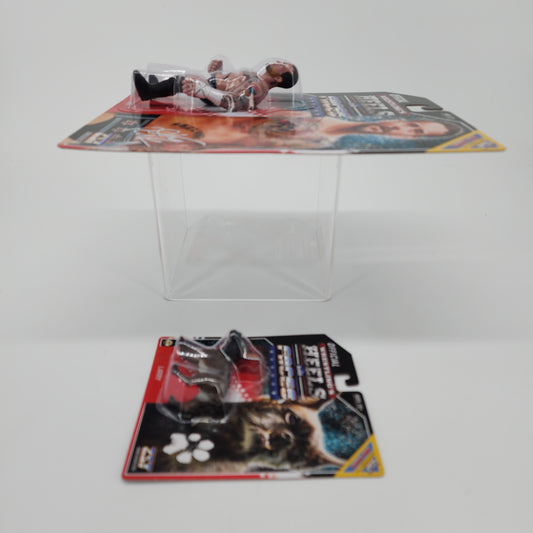 CM Punk AND Larry set Zombie Sailor Toys Retro Style Hasbro WWE