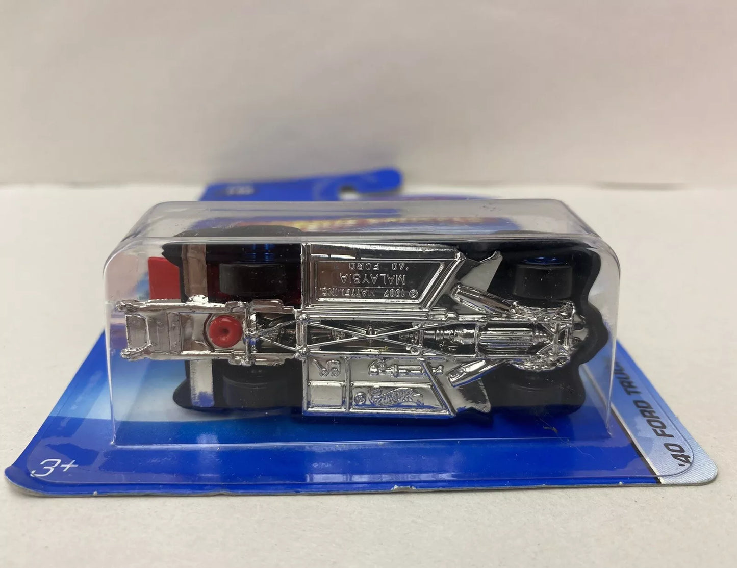 Hot Wheels #142 '40 Ford Truck Flat Black w/ Blue 5SPs 2006 Mainline