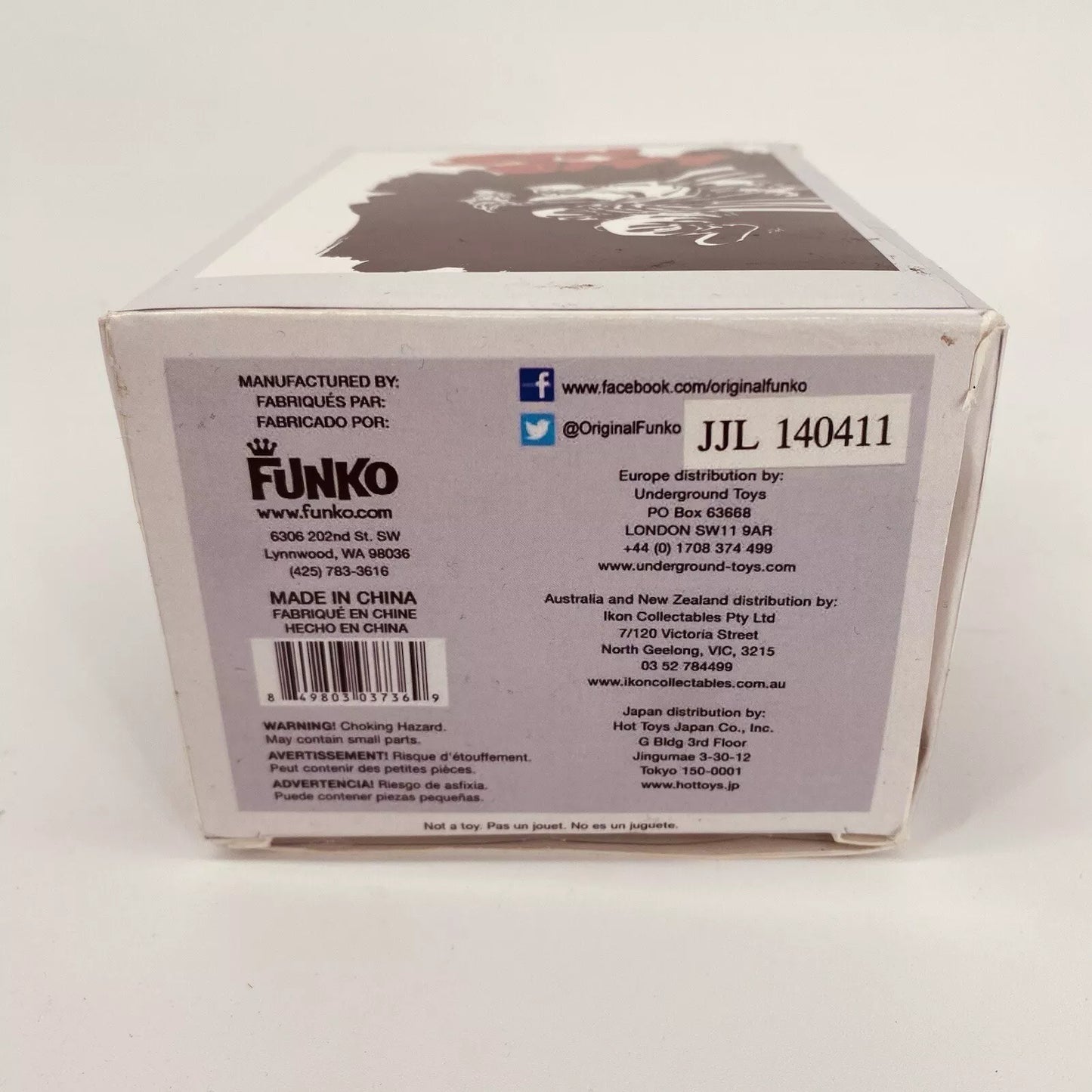 Funko Pop! Marv From Sin City Custom With Custom Box #.45 Free Hard Case