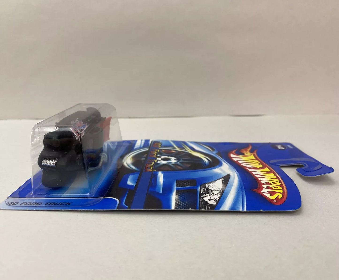 Hot Wheels #142 '40 Ford Truck Flat Black w/ Blue 5SPs 2006 Mainline