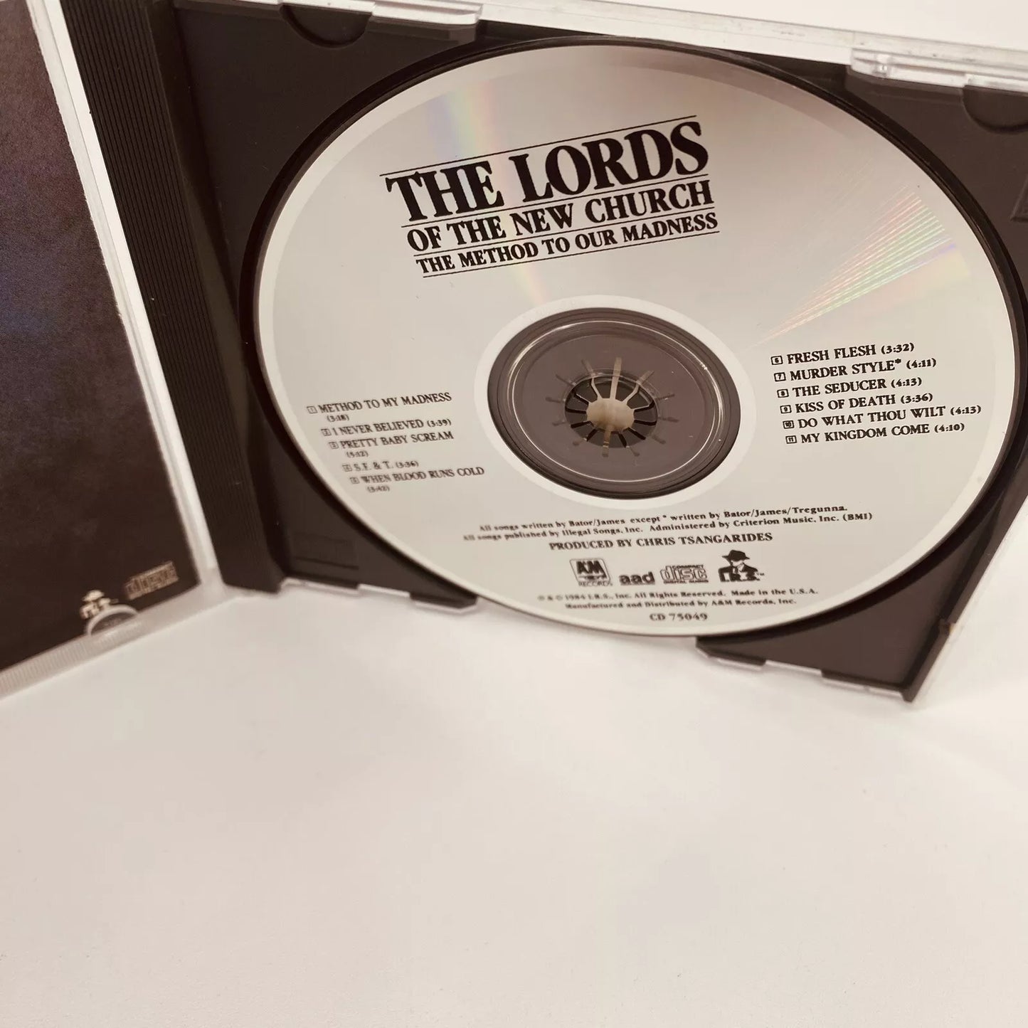 The Lords Of The New Church Is Nothing Sacred (1983) CD Stiv Bators Goth