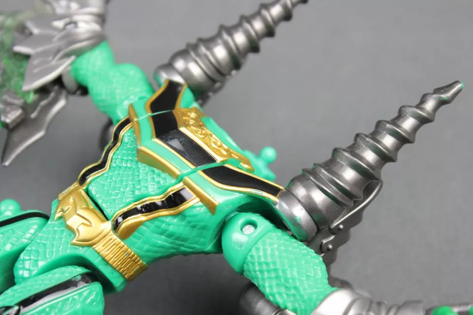 Power Rangers Bandai Mystic Force-Green Power Ranger to Fury Dragon