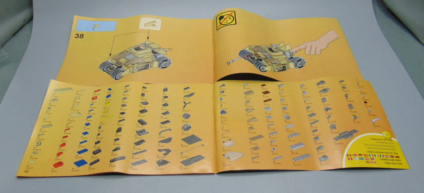 Tumbler Chase LEGO Manuals (76001)