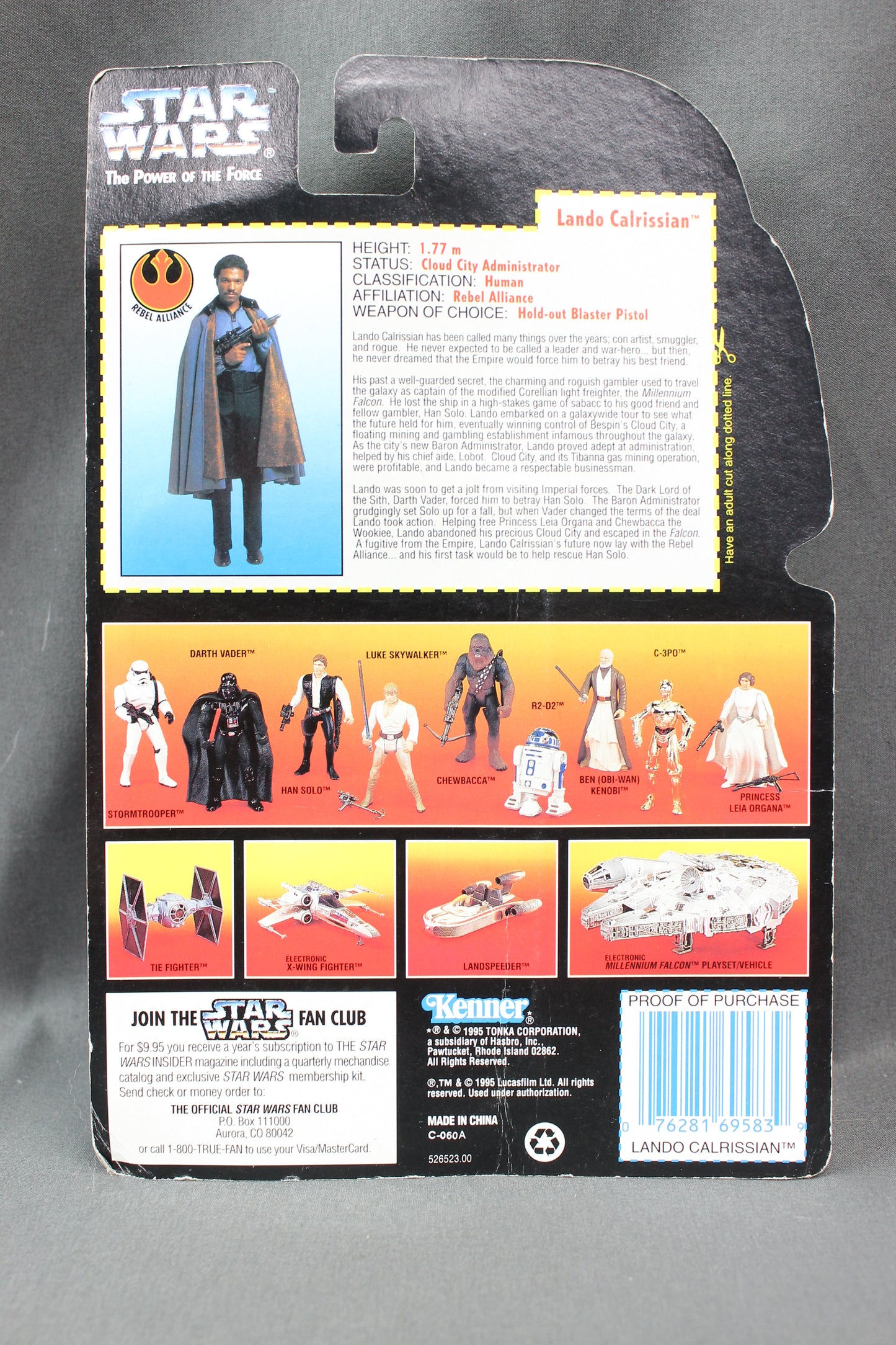 Lando Calrissian ESB - Kenner Star Wars Power of the Force